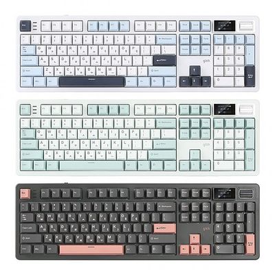 지클릭커 WK107 블루투스 키보드 도각도각몽돌 45g