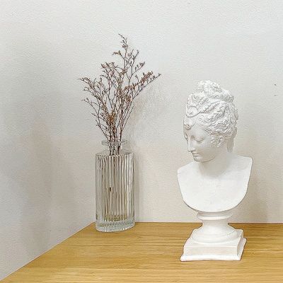 감성 조각상 오브제 빈티지 엔틱 크랙 여인상 석고상