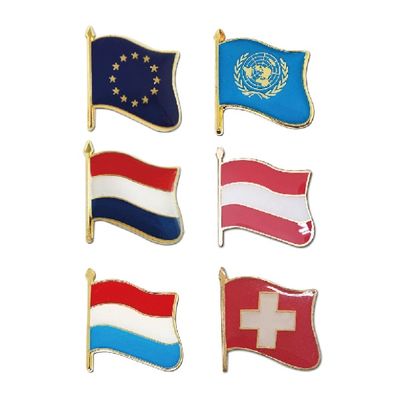 세계각국의 휘날리는 국기뱃지 시리즈6