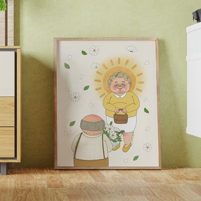 you are my sunshine, 봄사무소 작가 그림