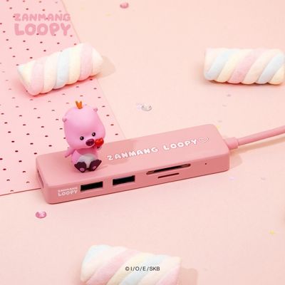 잔망루피 5in1 USB 멀티 허브 리더기