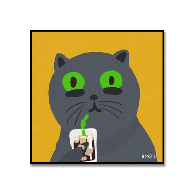 커피는 역시 얼죽아라는 고양이 Bond St작가