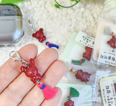 나를 지켜주는 경면주사 띠별 수호 키링