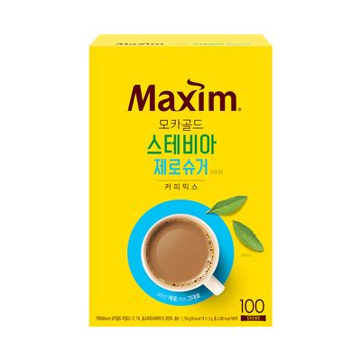 맥심 모카골드 스테비아 제로슈거 커피믹스 100T