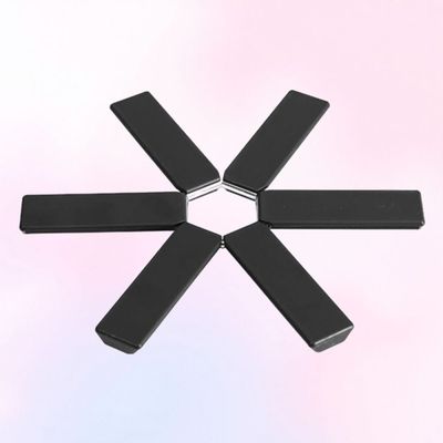 캠핑 냄비받침 컵받침대 주방소품 주방도구 식탁매트 티코스터 폴딩 접이식 블랙(WFPCFVG)