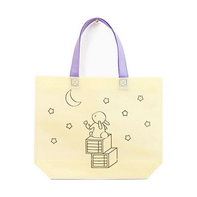 민화샵 부직포 에코백 토끼와 책가도 UDPFB0144