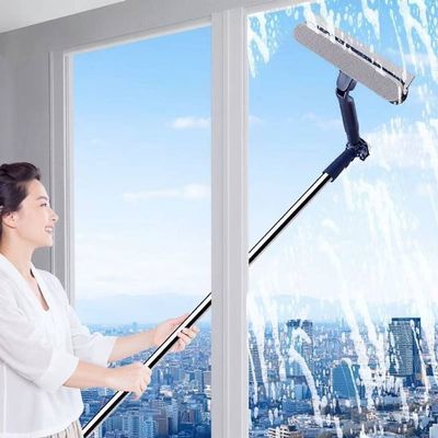 아파트 창문 청소 도구 베란다 유리창 닦이 외창 청소 밀대(WFM78VV)