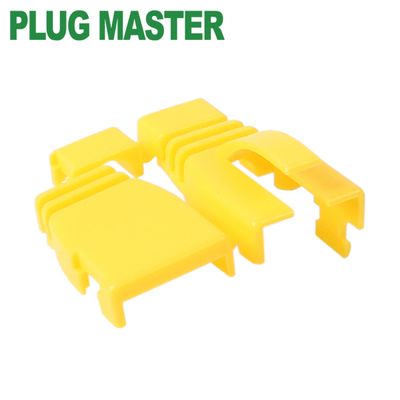 파손방지 RJ-45 조립형 통부트(6코어/옐로우/100개)