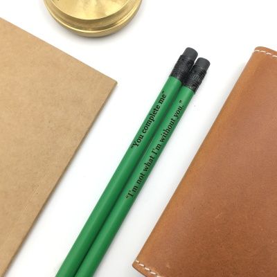 [그린] GREEN-5P 나미브 메시지 각인 원목연필