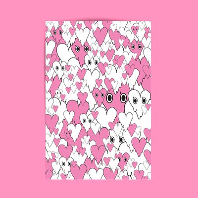 Melting heart 일러스트 엽서