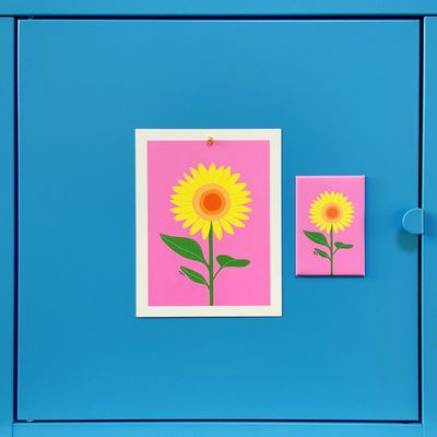 해바라기 마그넷 (냉장고 자석 / 인테리어 소품)