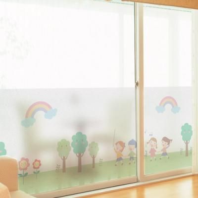 cg164_m-무점착유리시트_신나는어린이집_글라스시트지