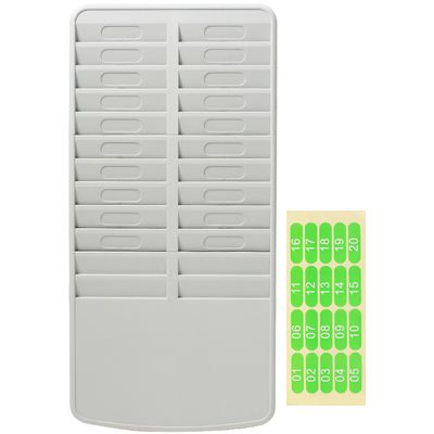 20인용 출퇴근기록 카드함 케이스 카드 꽂이 보관함