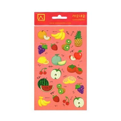 세모네모 스티커이야기 과일이야기 SS 122