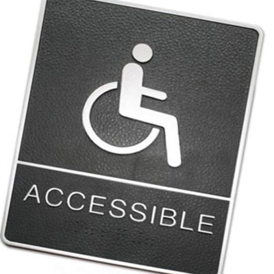 점자 안내 사인표 입구 표지점자 표식 안전 안내판 정보 표지판(WFJ683Y)