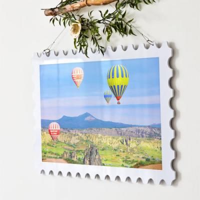 nq716-행잉액자_열기구여행(우표가로대형)