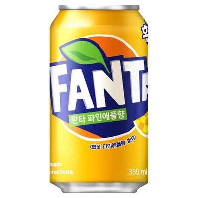 WL 코카콜라 환타 355ml 파인애플 캔 X 12개(WFLRDDM)