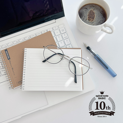 마루망스파이럴10주년A6 가로노트 6.5mm