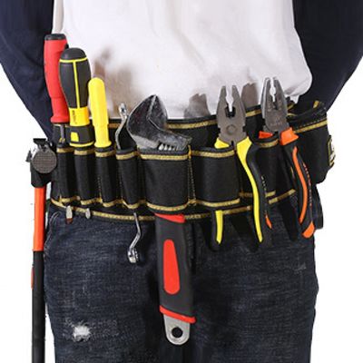 JK 포터블 공구 벨트 망치 걸이 지퍼 포켓