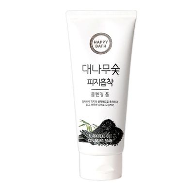 해피바스 대나무숯 피지흡착 클렌징폼 200ml(WB6BDF8)
