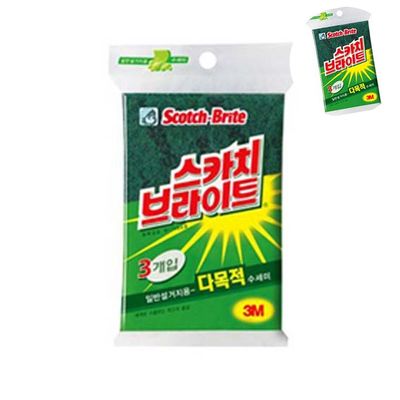 주방용수세미 주방수세미 수세미 소 3P(WFPBQ0M)