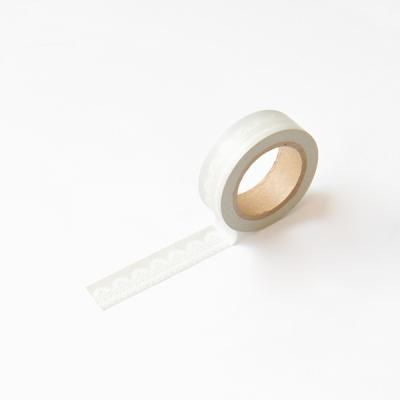 왈가닥스 레이스 마스킹테이프 - 202 Lace Gray