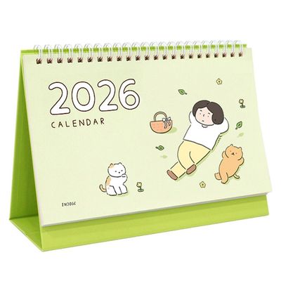 인디고 캘린더 일상 탁상 달력 25년 10월 26년 12월 데스크캘린더(WFPCHIS)