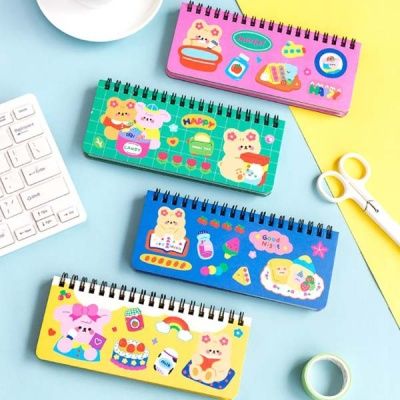 컬러 미니 스케줄 메모장 주간 데일리 노트