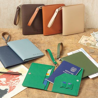 [무료각인]RFID차단 안티스키밍 줄라이 여권케이스