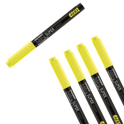 모나미 에딩 슈퍼 형광펜 12개입 노랑형광펜