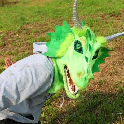 입이 움직이는 동물가면 (드래곤)