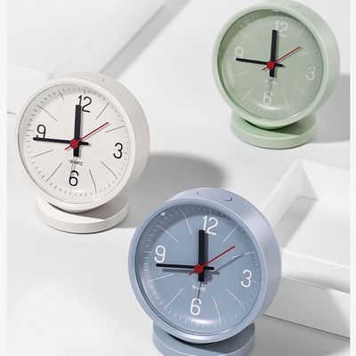 누사인 파스텔 탁상용 원형 알람시계(WFGIXME)