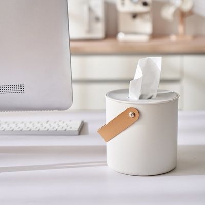  스트랩 투톤 두루마리 휴지케이스