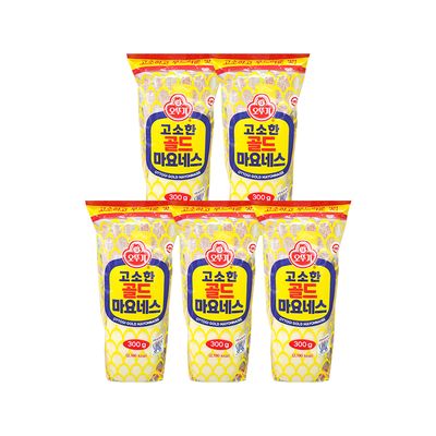 오뚜기 고소한 골드 마요네즈 300g 5개