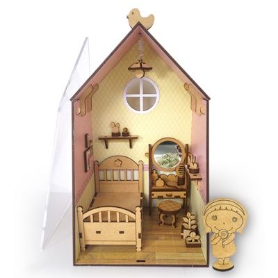 [바우하우스] 몽실이 침대방 MD-07 (뾰족지붕 시리즈)