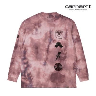 칼하트WIP L/S Tab T-Shirt (Chromo Malaga / Black)
