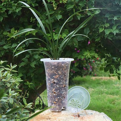 롱화분 수경재배 난재배용 포트화분 13x22cm H390-O