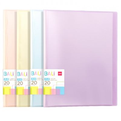 꿈드림22 델리 투명파스텔 클리어파일 A4 20매 EB032