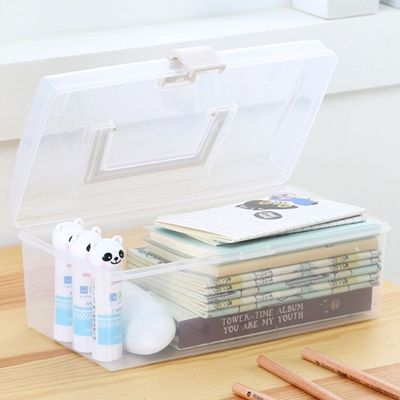 투명 손잡이 플라스틱 보관함 대(WEF1294)