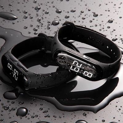 bns 스포츠 등산 레저 방수 LED 터치 디지털 손목 시계(WFLIPGA)