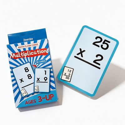 양면 연산 플래시카드 곱하기 홈스쿨링 곱셈 교사용