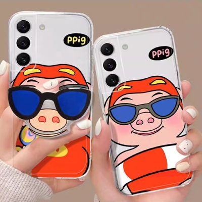 갤럭시 A시리즈 아기 돼지 선글라스 톡 그립 케이스