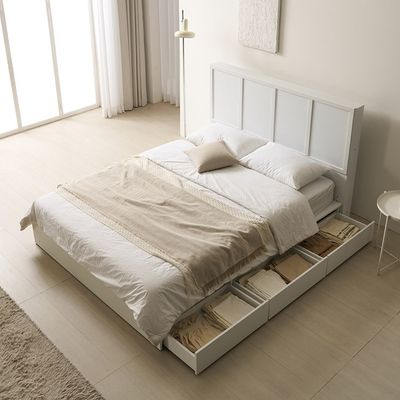 [보루네오] 럭스 서랍형 수납침대 Q-투인스매트리스