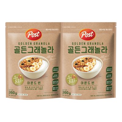 [1+1]포스트 골든 그래놀라 아몬드빈 360g (옵션선택)
