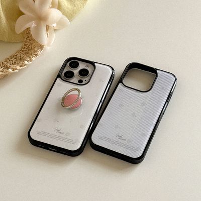 flower basket 디자인 [블랙 맥세이프 범퍼케이스]