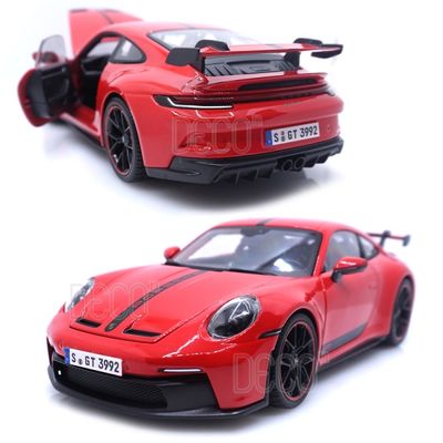 1:18 마이스토 포르쉐 911 GT3 스트라이프 레드 