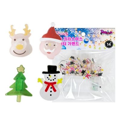 파티클럽 LED 크리스마스 캐릭터 가랜드 4종