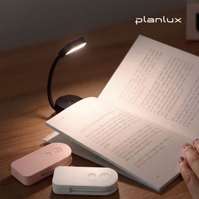 플랜룩스 온클립 휴대용 독서등 북라이트 무선충전식