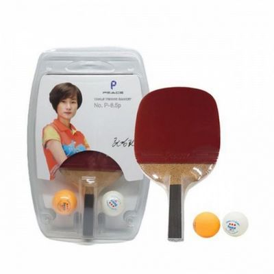 피스 탁구라켓 펜홀더형 P-8.5P 주황색1흰색1