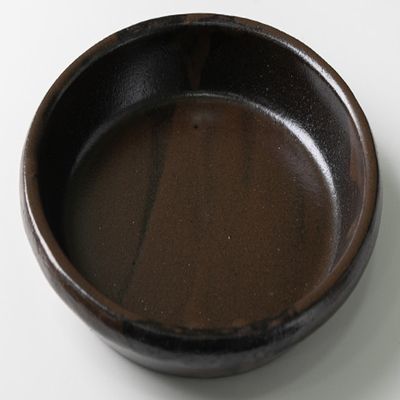 옹기 원형 화분 수반 장독대 대 21x5cm 장식 소품